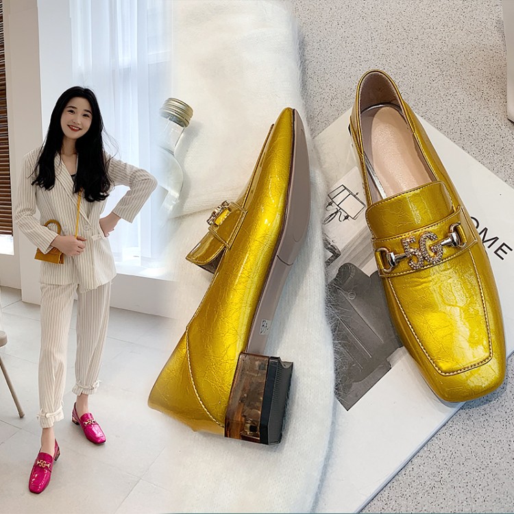 Fashion Flat Shoes with Rhinestone and Metal Decor - Style e.html - Image 4